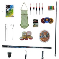 Set Undita si accesorii, Wind Blade TS-2, Lungime 4m, Cu fir, Set ace, Suport undita , Juvelnic, Cutie plumbi alica, Plute, Varnis, TTX, Carbon