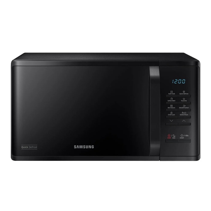 Cuptor cu microunde, Samsung, Dezghetare rapida, 23 l, Negru