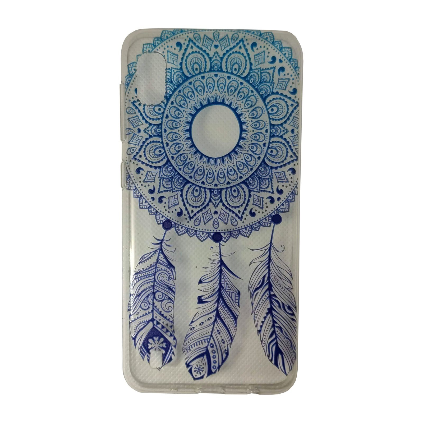 Husa silicon Samsung Galaxy A10 model Dreamcatcher Mandala, Antisoc, TPU Transparent/Negru