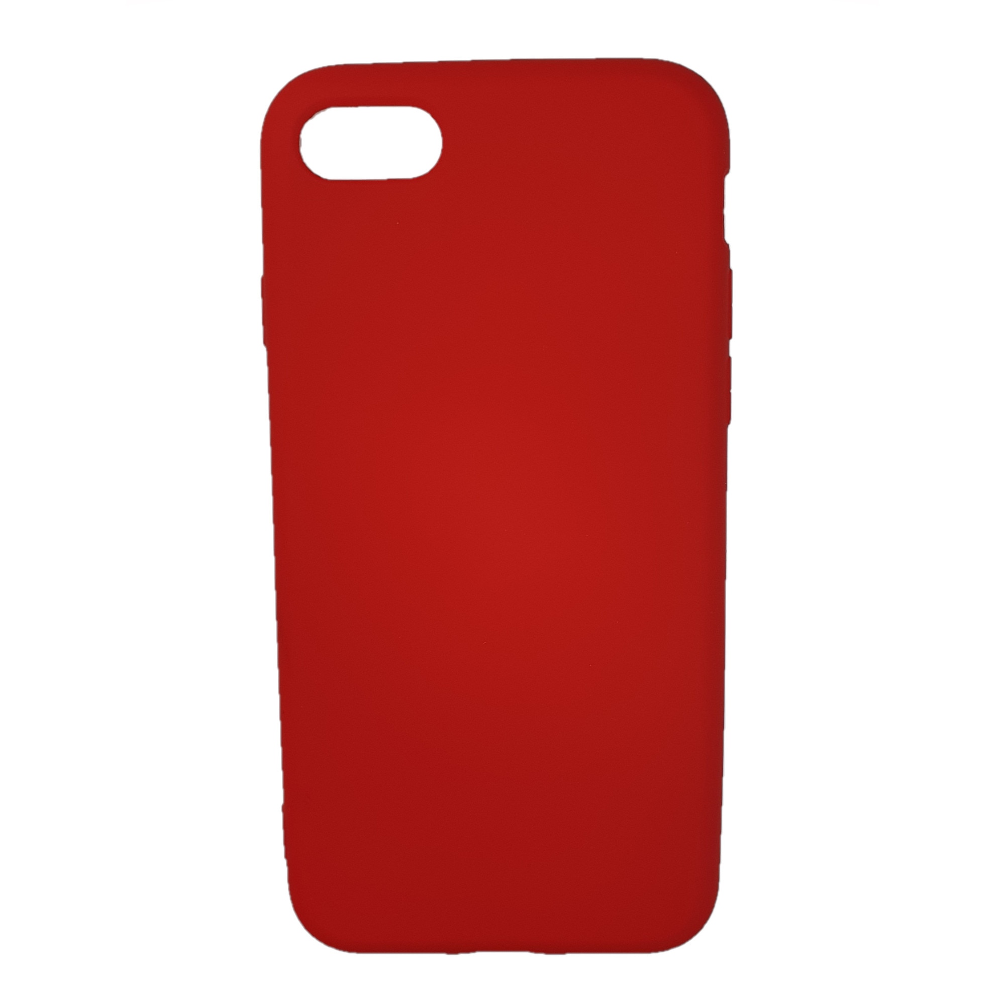 Husa silicon soft-touch pcompatibila cu Apple IPhone 8, Rosu