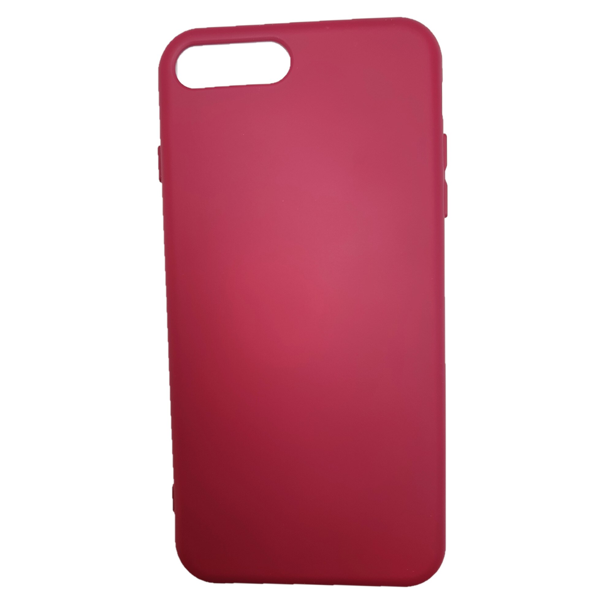 Husa silicon soft-touch pcompatibila cu Apple IPhone 8, Mov Visiniu