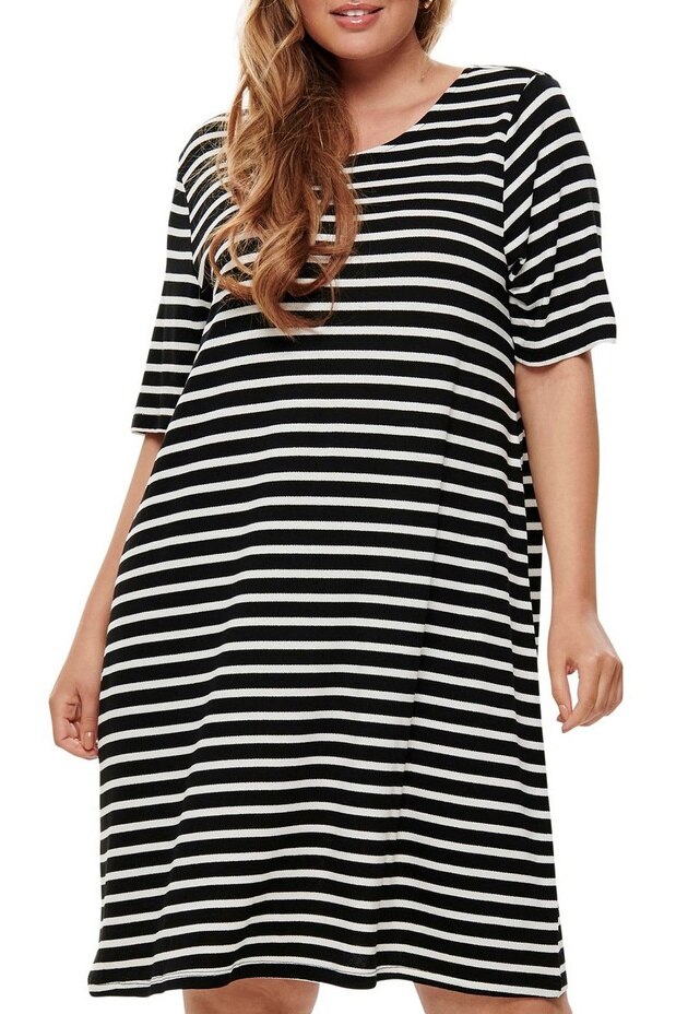 Rochie, Only, Alb/Negru, 46 EU