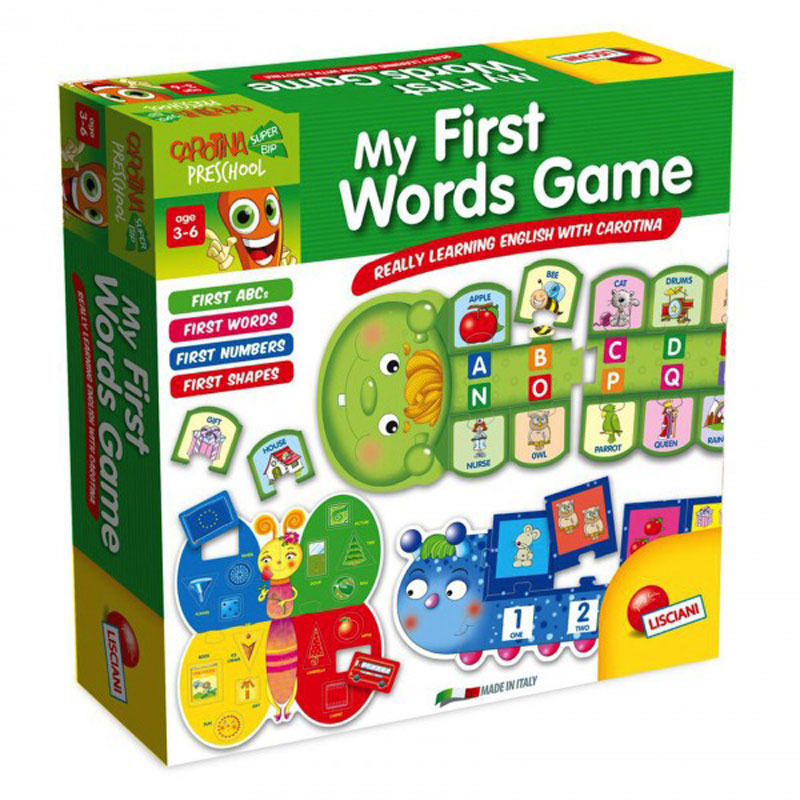 Joc pentru copii, Carotina, My first words game