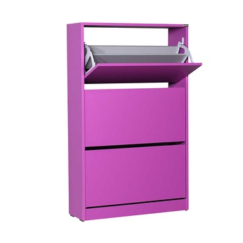 Pantofar Adore, 3 compartimente, capacitate 18 perechi incaltaminte, Mov, 73x119x26 cm Pantofar Adore, 3 compartimente, capacitate 18 perechi incaltaminte, Mov, 73x119x26 cm