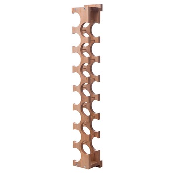 Raft lemn natur Stok pentru 15 sticle vin Raft lemn natur Stok pentru 15 sticle vin