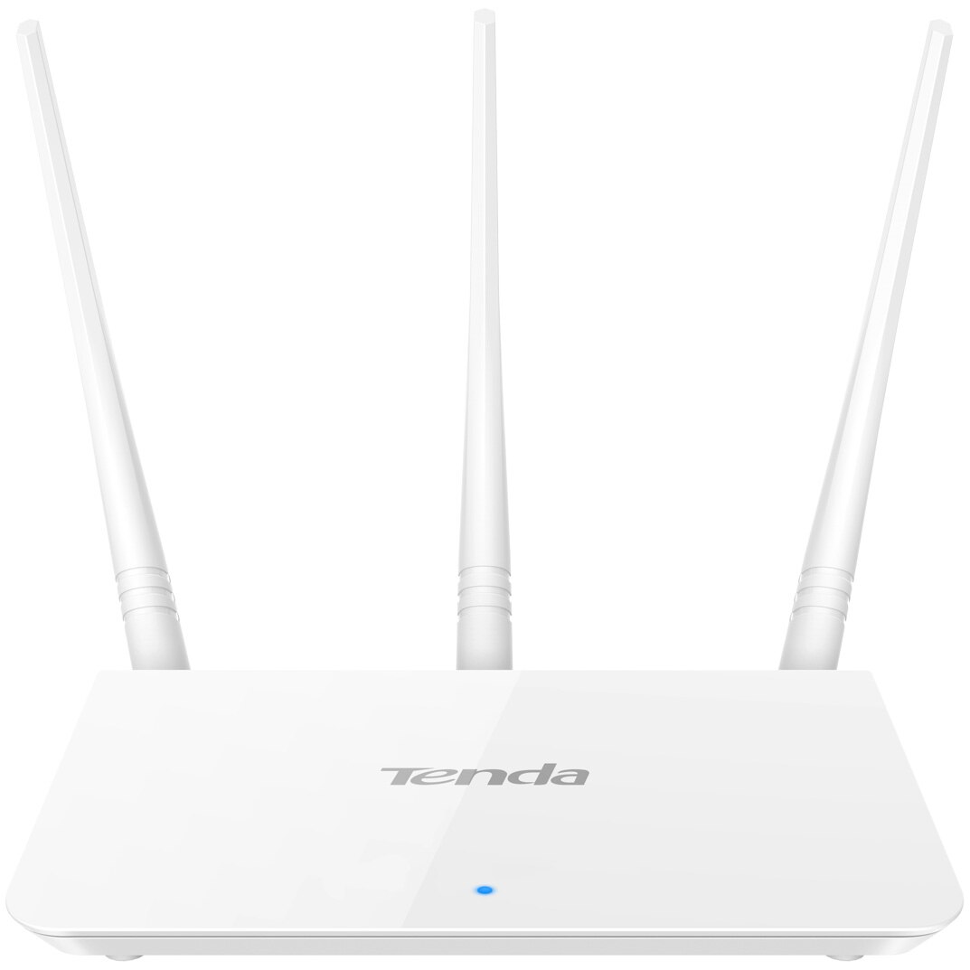 Router wireless Tenda F3, N 300Mbps, 3 antene fixe
