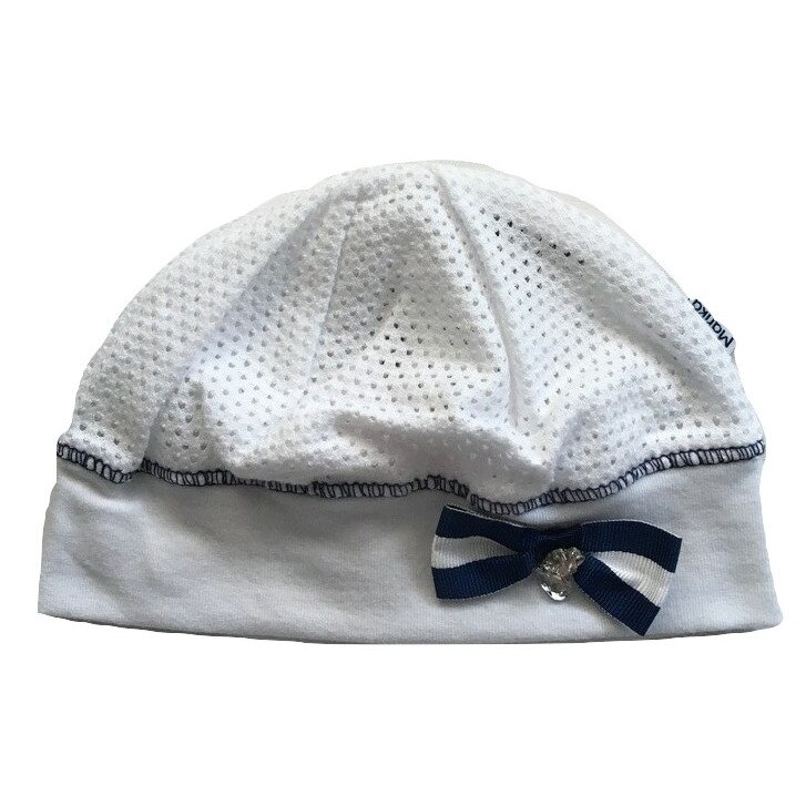 Caciulita fetite Marika,cod ML-06003,alb,marimea 42 cm