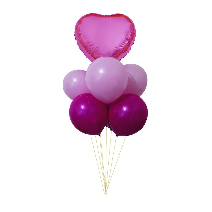 Комплект балони Balon Mirific Party Сърце, 7 броя