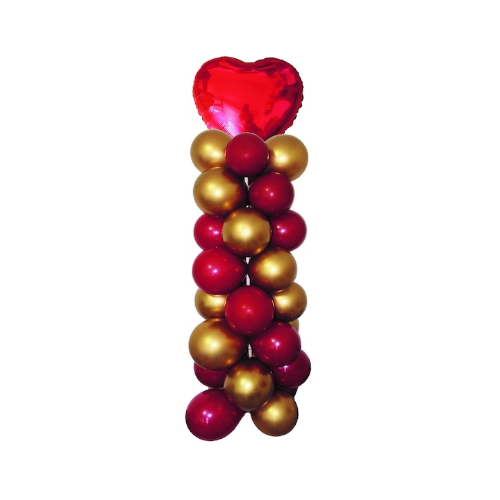 Комплект балони Balon Mirific Party , С поставка за маса, 180 cm, 33 броя
