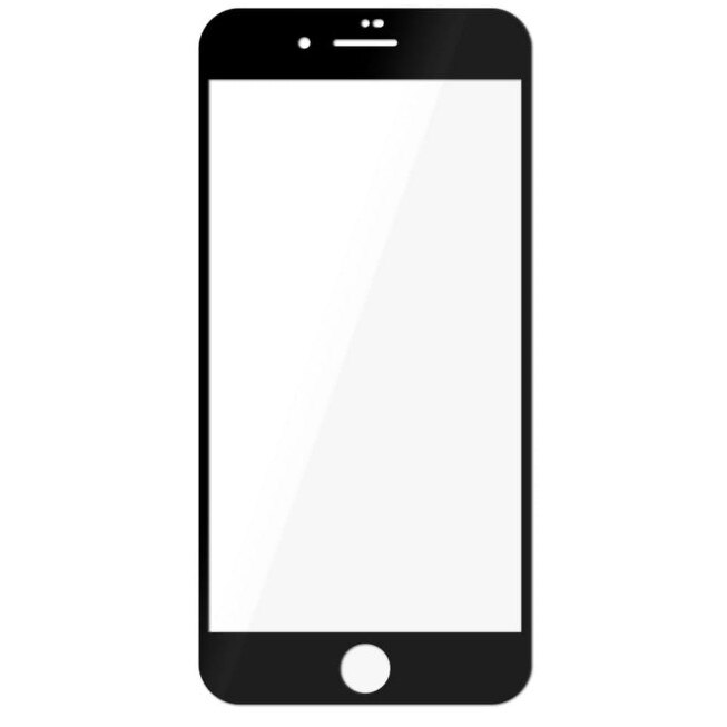 Folie sticla securizata pentru Iphone 7 8, 10D Full Screen, Negru