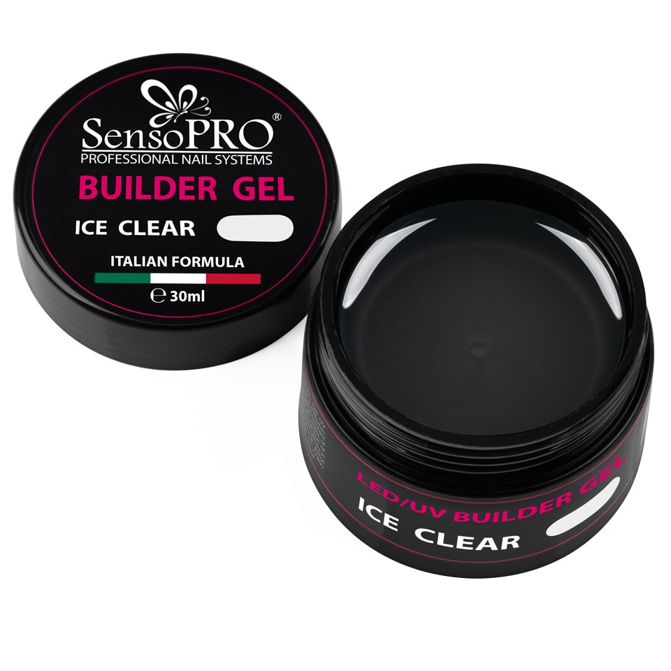 Gel Constructie Unghii SensoPRO Milano 30ml - Ice Clear