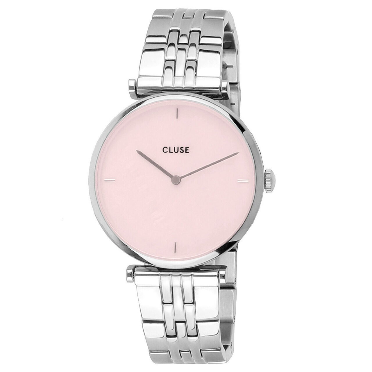 Ceas de dama Cluse CW0101208013, Quartz, 33mm, 3ATM, Argintiu