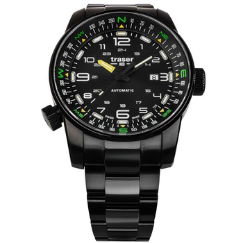 Ceas barbatesc Traser 109522, Automatic, 46mm, 10ATM, Negru Ceas barbatesc Traser 109522, Automatic, 46mm, 10ATM, Negru