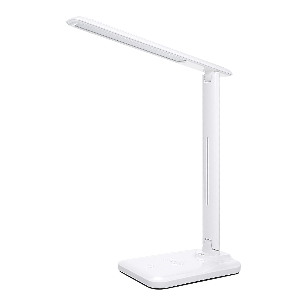 Lampa de birou LED, Incarcare USB, Control tactil, 3 moduri de iluminare, Alb