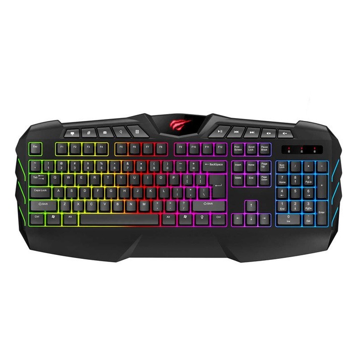 Tastatura multicolora gaming Havit Gamenote KB465L