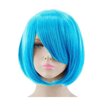 Peruca bob albastra Peruca bob albastra
