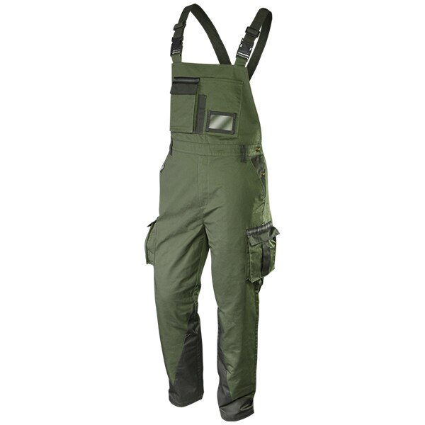 Pantaloni de lucru cu pieptar CAMO, olive, NEO TOOLS, 81-242-XL, marimea 54