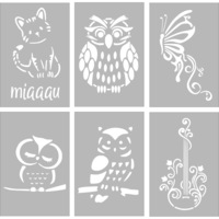 Set 6 sabloane A4, gama JOY, personalizare in regim DIY