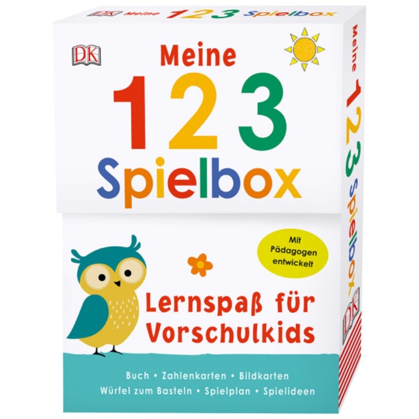 Carduri in limba germana, Meine 123-Spielbox, dK, 5+