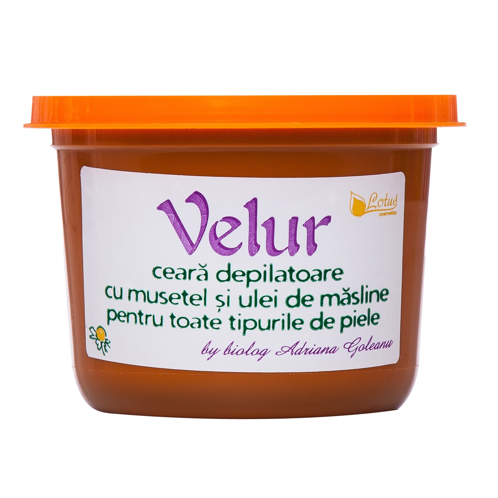 Ceara pentru Epilat, Velur Lotus Natural Plant, cu Musetel si Ulei de Masline 250 g