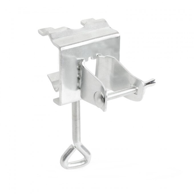 Clema de fixare pe mese a umbrelelor de soare, otel zincat, diametru tija (min-max) Ø 20 - 28 mm