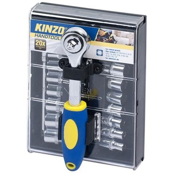Kinzo set cheie tubulara 20 buc Kinzo set cheie tubulara 20 buc
