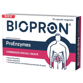 Supliment alimentar Biopron ProEnzymes Walmark, 10 capsule Supliment alimentar Biopron ProEnzymes Walmark, 10 capsule