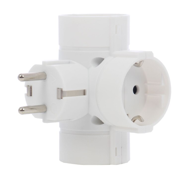 Adaptor 3 Prize contact protectie alb