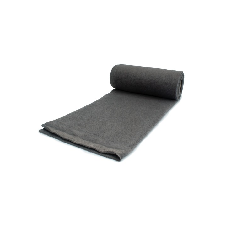 Tricotaje din Polar, gramaj 200 g/mp, Grafit 50 cm x 155 cm