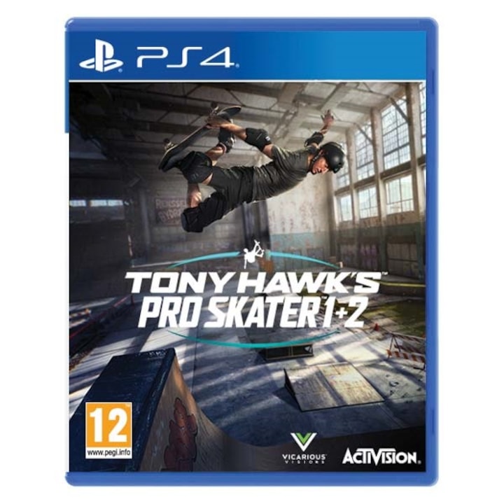 TONY HAWK'S PRO SKATER 1+2 Játékszofver Playstation 4-re