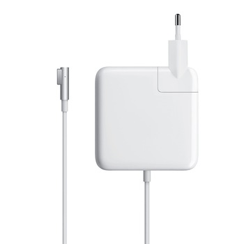 Set incarcator adaptor 60W si cablu alimentare magnetic in L tip Magsafe 1 pentru Macbook,2m Set incarcator adaptor 60W si cablu alimentare magnetic in L tip Magsafe 1 pentru Macbook,2m