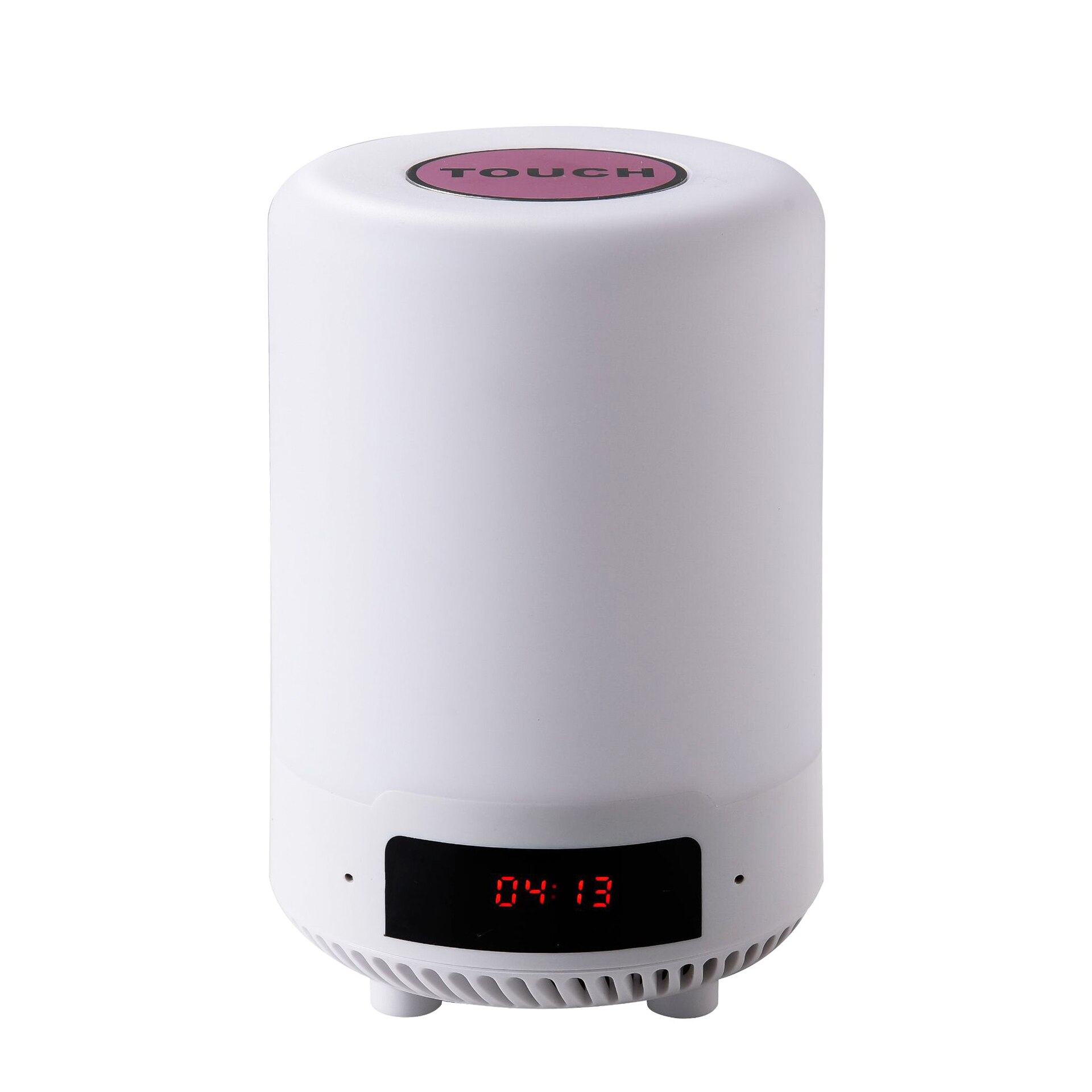 Lampa de noptiera pentru copii Touch Light Night, Shark, Bluetooth, 7 culori LED, Alb