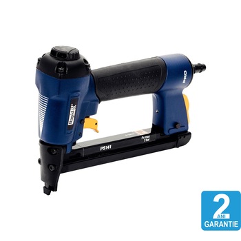 Pistol de batut capse pneumatic Rapid PS141, capse 12/6-16mm, viteza tragere reglabila, 300 capse 12/10mm incluse, cheie hexagonala, 3 reductii furtun aer comprimat, 5000095 Pistol de batut capse pneumatic Rapid PS141, capse 12/6-16mm, viteza tragere reglabila, 300 capse 12/10mm incluse, cheie hexagonala, 3 reductii furtun aer comprimat, 5000095