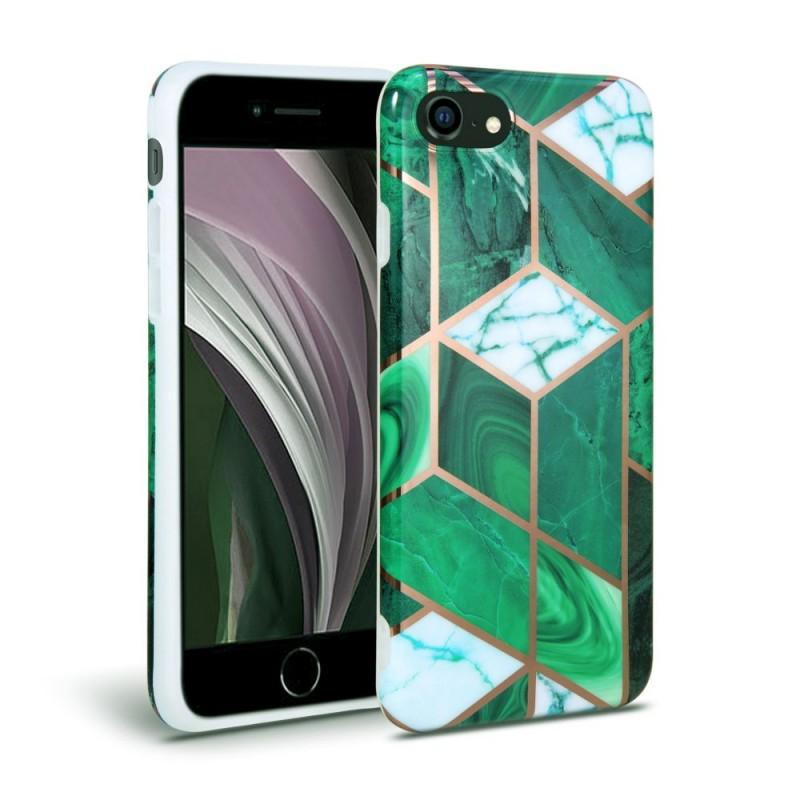 Carcasa TECH-PROTECT Marble iPhone 7/8/SE (2020) Green