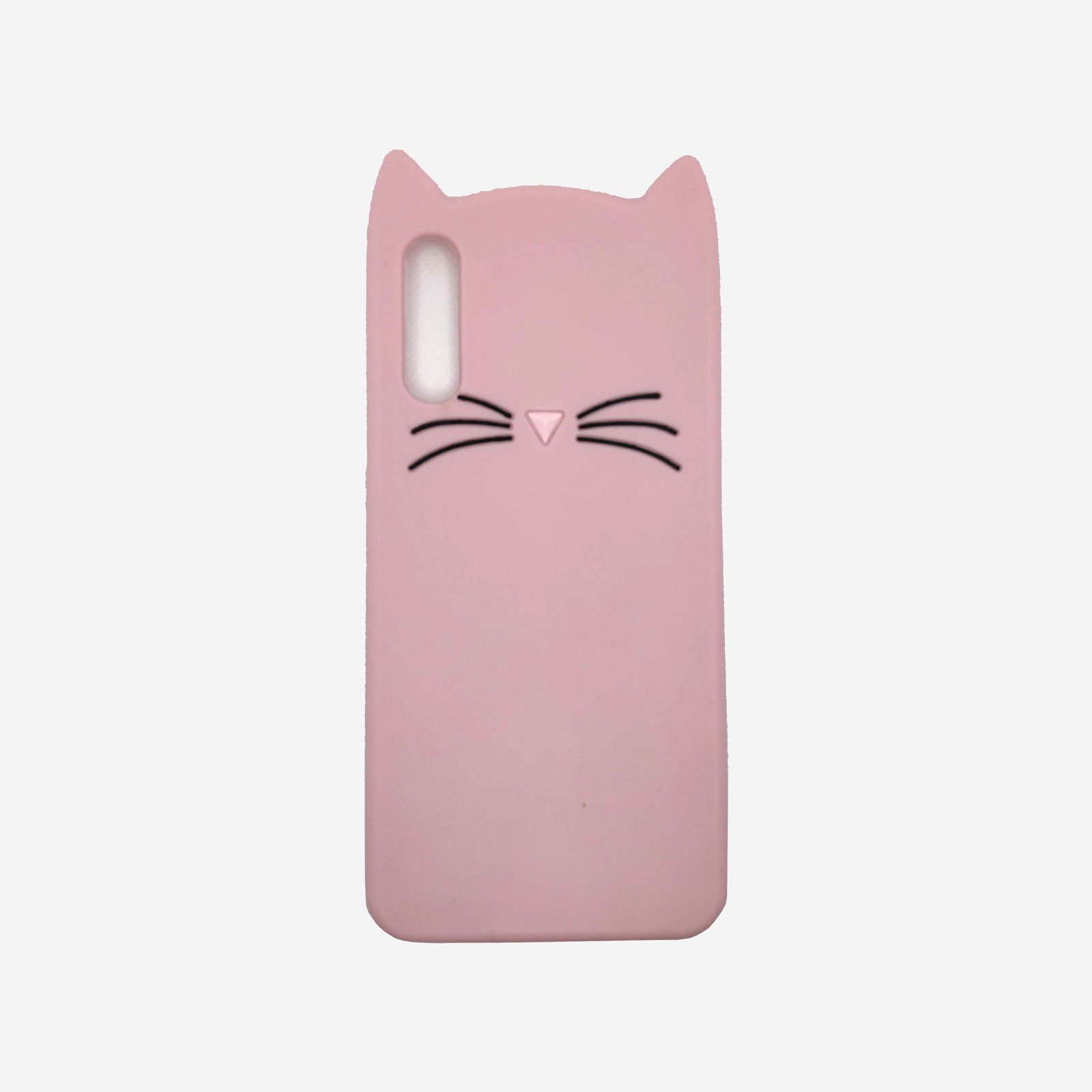Husa Samsung Galaxy A50 model Cat Ears 3D Roz