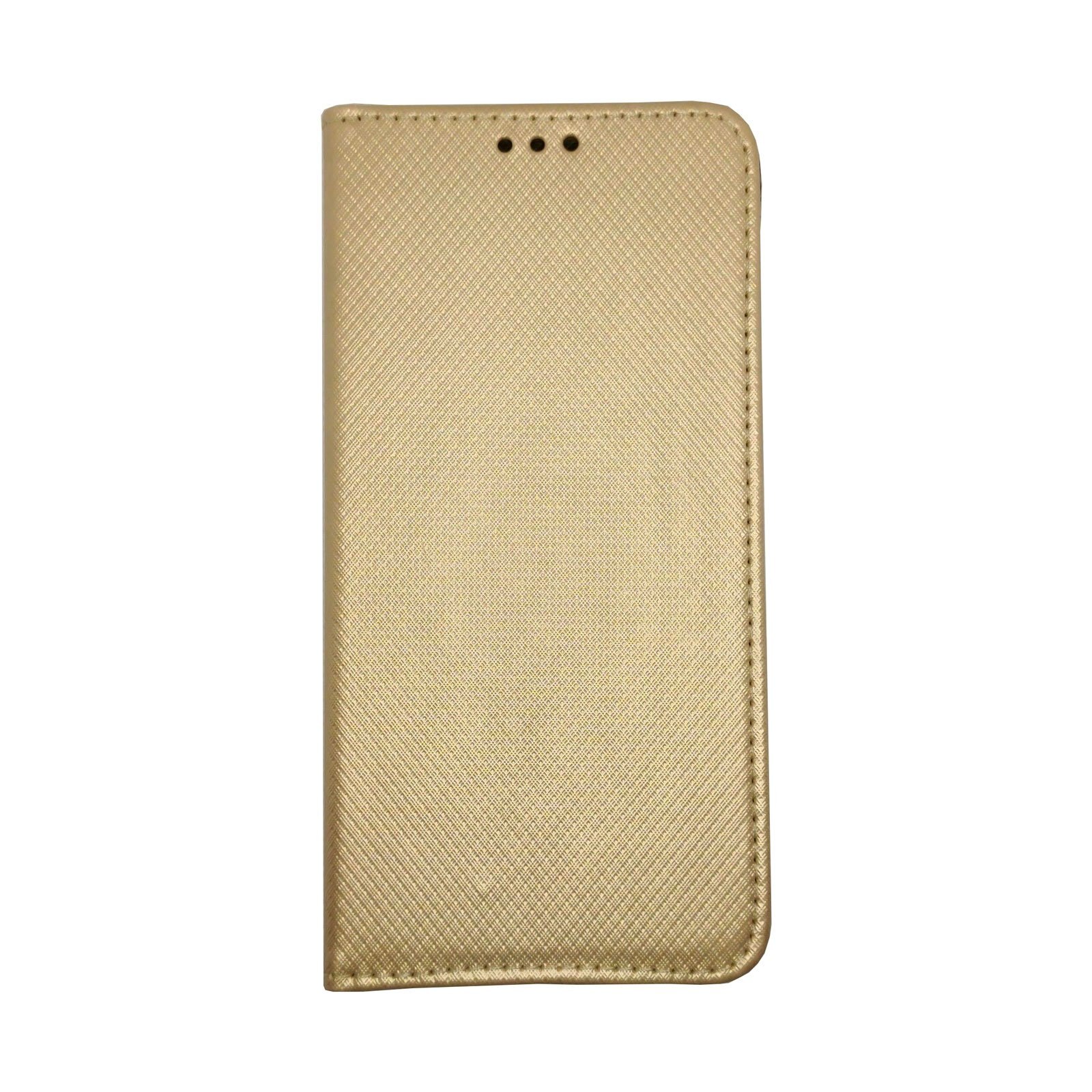 Husa Flip Carte Samsung Galaxy A10 Magnetica, Portofel, Antisoc Auriu