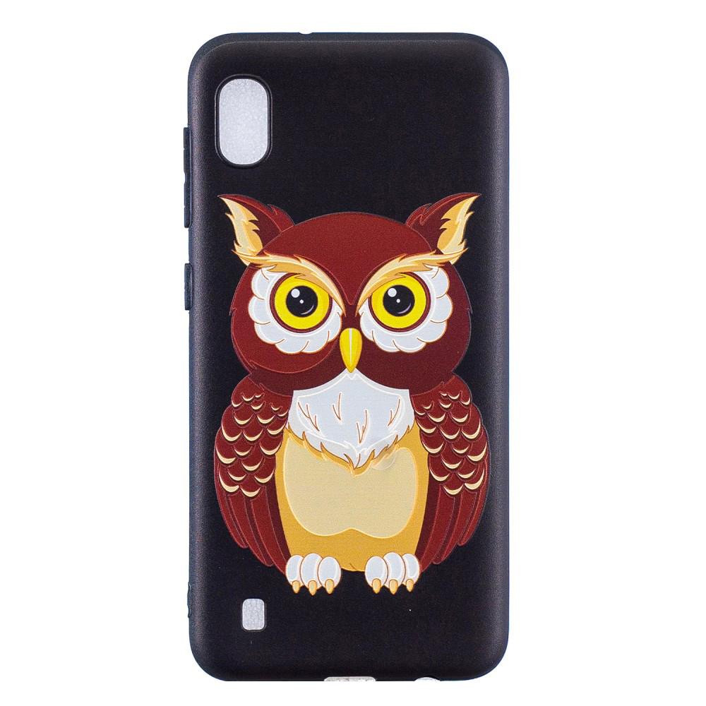 Husa silicon Samsung Galaxy A10 model Mighty Owl, Antisoc, TPU Multicolor