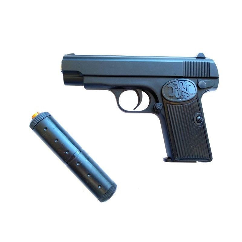 Pistol Airsoft SLS Metalic, Arc Spring K17A, Amortizor, 200 Bile eMAG.ro