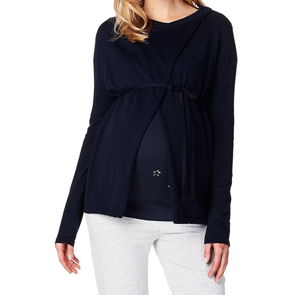 Cardigan gravide Esprit, bleumarin, marimea L