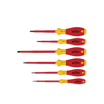 Set de surubelnite, dreapta/PH, 1000V, 6 bucati, Wiha Set de surubelnite, dreapta/PH, 1000V, 6 bucati, Wiha