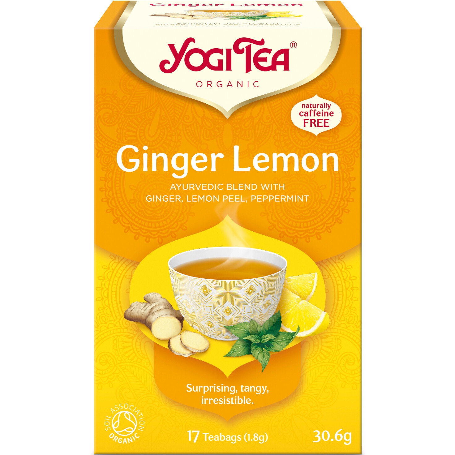 Ceai Bio ghimbir si lamaie, Yogi Tea 30.6gr
