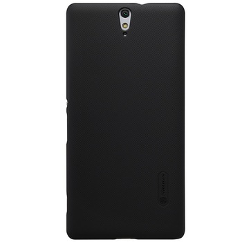 Capac protector Nillkin pentru Sony Xperia C5 Ultra, Negru Capac protector Nillkin pentru Sony Xperia C5 Ultra, Negru