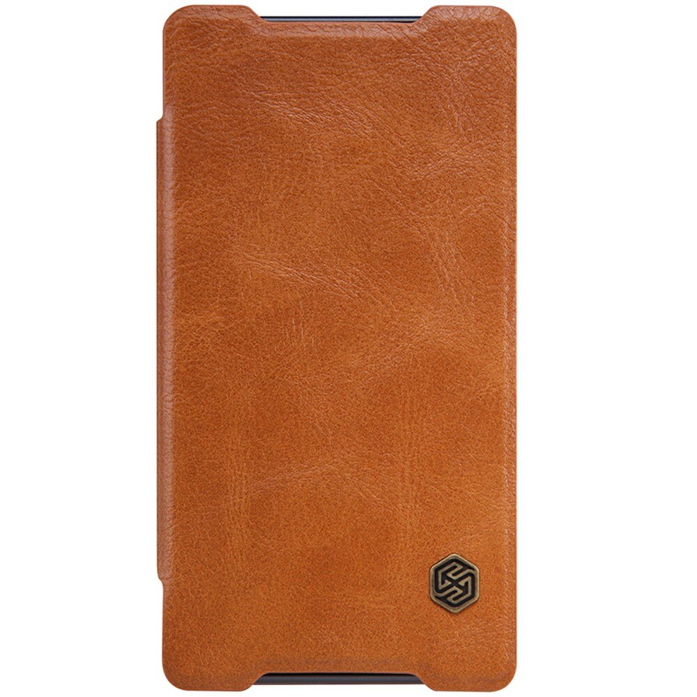 Husa Book Nillkin Qin pentru Sony Xperia Z5 Compact, Maro