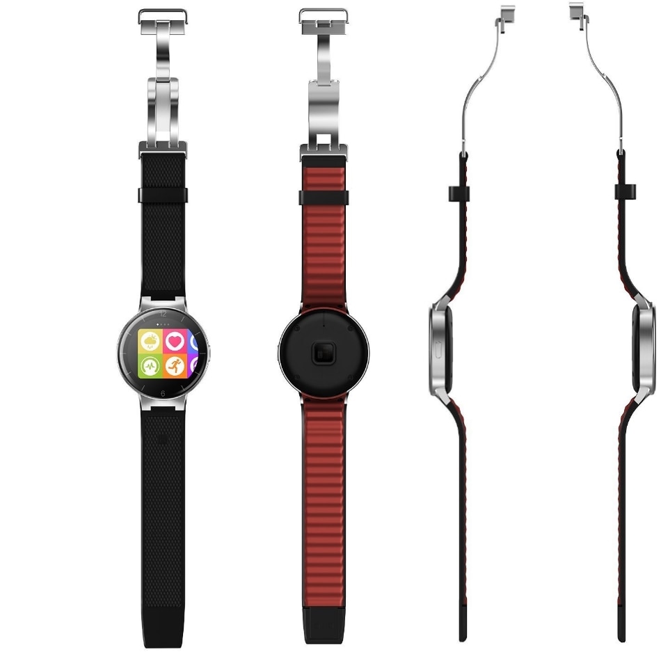 Alcatel One Touch Smart Watch Medium/Large 41.8 mm SM02 Black