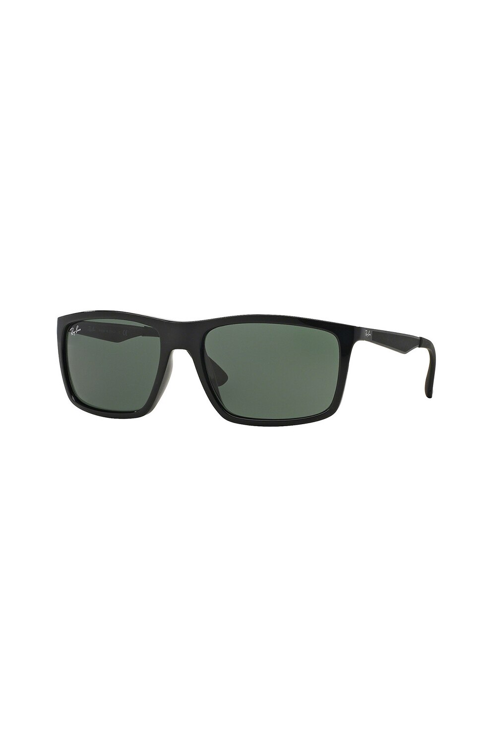 Ray-Ban, Ochelari de soare dreptunghiulari unisex cu lentile polarizate, Negru, 58-18-140 Standard