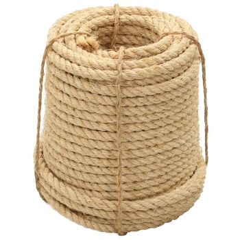 Franghie universala din sisal vidaXL, Sisal, 16 mm x 50 m, Maro Franghie universala din sisal vidaXL, Sisal, 16 mm x 50 m, Maro