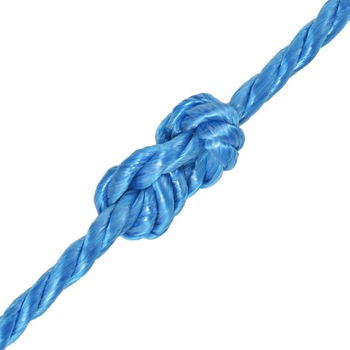 Franghie barca vidaXL, 10 mm x 100 m, Albastru Franghie barca vidaXL, 10 mm x 100 m, Albastru