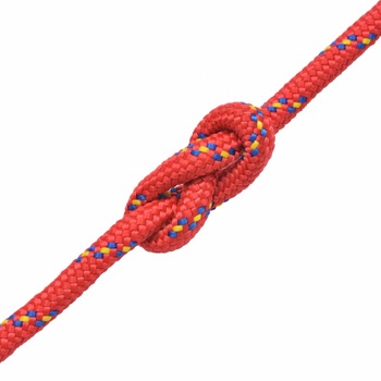 Franghie barca vidaXL, 14 mm x 50 m, Rosu Franghie barca vidaXL, 14 mm x 50 m, Rosu