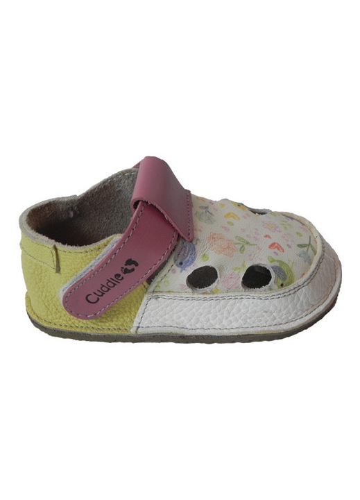 Sandale copii, Cuddle Shoes Turtledove, Alb