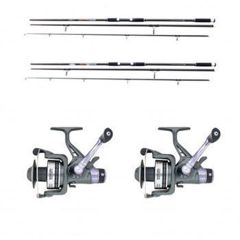 Set Pescuit Crap Baracuda Combo 2x Lanseta Mustang 3.9m si Mulineta Smart Crap 60 Set Pescuit Crap Baracuda Combo 2x Lanseta Mustang 3.9m si Mulineta Smart Crap 60